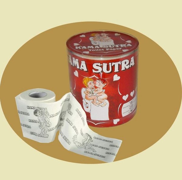 Toilettenpapier Kamasutra mit Schnaps Lokus