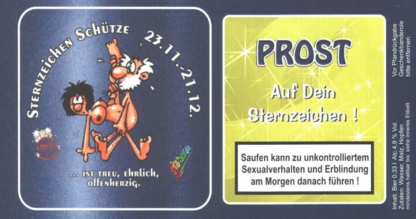 Opa Helmut „Sternzeichen Bier"