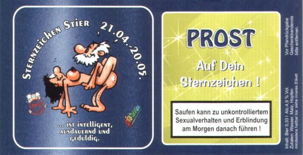 Opa Helmut „Sternzeichen Bier"