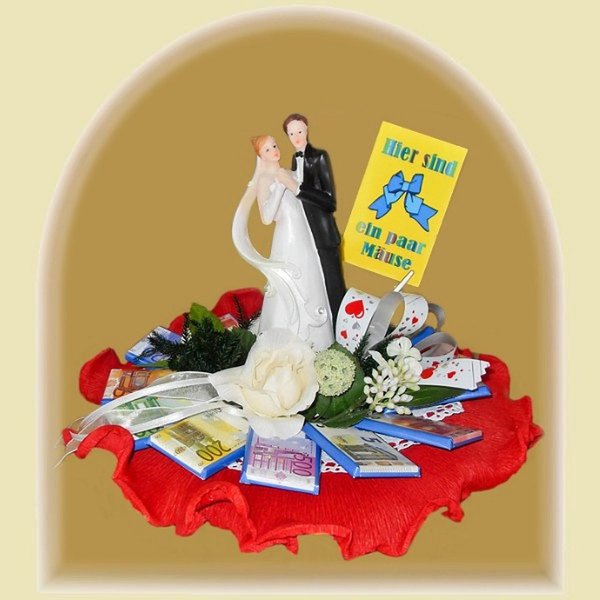 Geld Geschenkstrauß „Hochzeit“